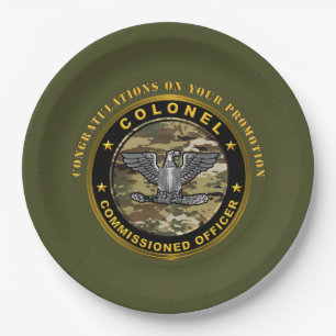 COLONEL Promotion Paper Plate