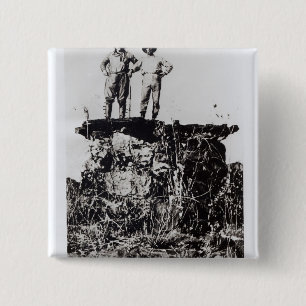 Colonel Roosevelt and Colonel Rondon at Navaite 15 Cm Square Badge