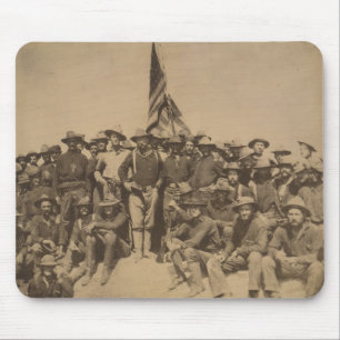 Colonel Roosevelt and his Rough Riders Mouse Pad