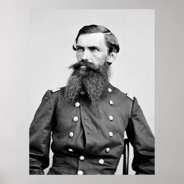 Colonel Strother, 3rd WV Cavalry, 1860s Poster (Front)