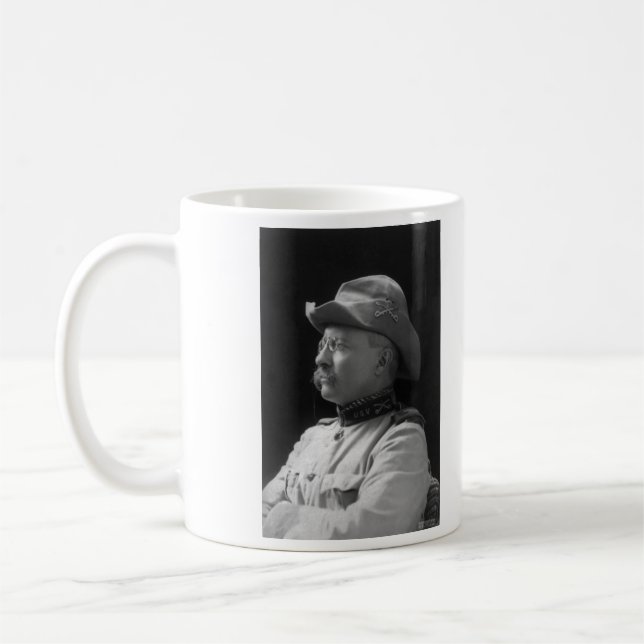 Colonel Theodore Roosevelt from 1898 Coffee Mug (Left)