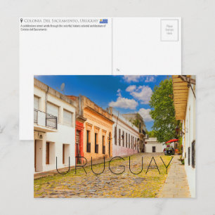 Colonia del Sacramento, Uruguay Travel Postcard