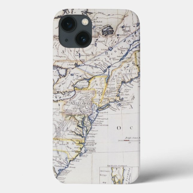COLONIAL AMERICA: MAP, c1770 Case-Mate iPhone Case (Back)