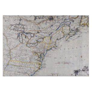 COLONIAL AMERICA: MAP, c1770 Cutting Board