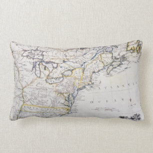COLONIAL AMERICA: MAP, c1770 Lumbar Cushion