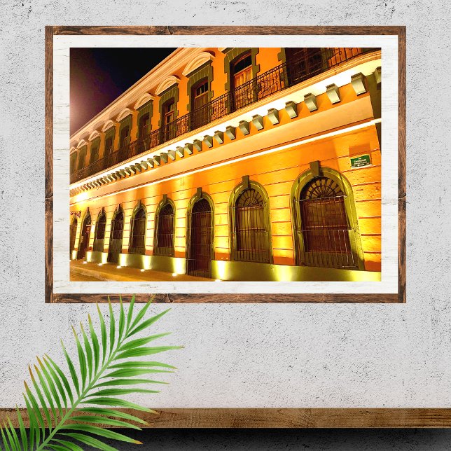 Colonial Architecture Colourful Mexico Poster (Creator Uploaded)