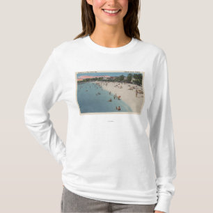 Colonial Beach, VA - Sunbathing & Swimming Scene T-Shirt