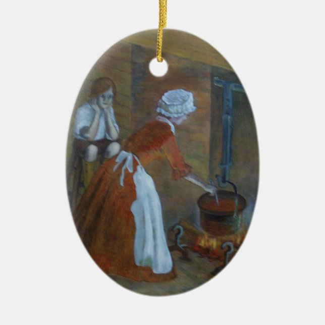Colonial Cook Ornament (Front)