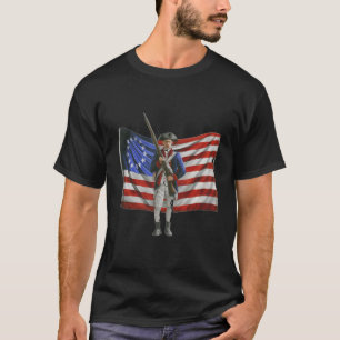 Colonial Flag 4Th Of July Independence Day America T-Shirt