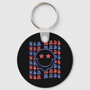 Colonial Happy Treason Day Independence Day Fun 4t Key Ring
