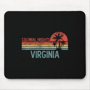 Colonial Heights Virginia Funny Usa City Trip Home Mouse Pad