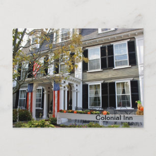 colonial Inn: Concord, MA Announcement Postcard