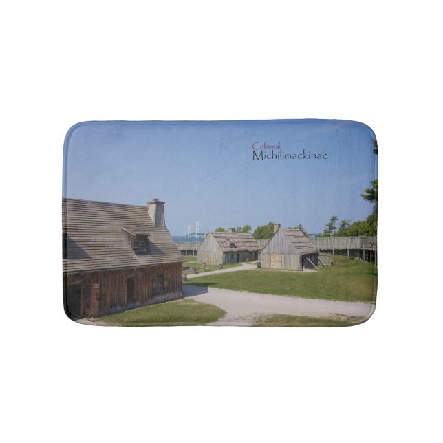 Colonial Michilimackinac bathmat (Front)