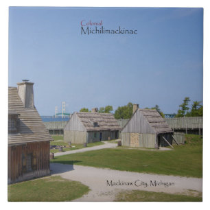 Colonial Michilimackinac tile