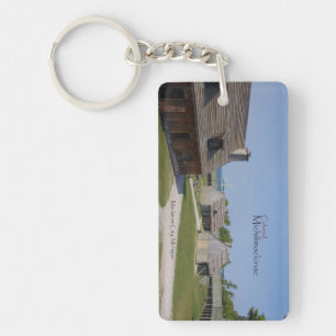 Colonial Michilmackinac acrylic double sided Key Ring