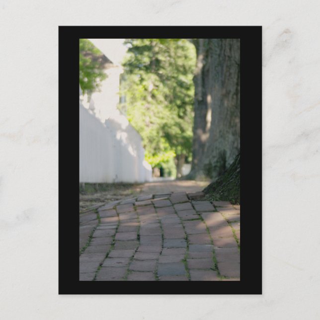 Colonial Sidewalk Postcard (Front)