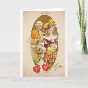Colonial Valentine's Day Greeting Card