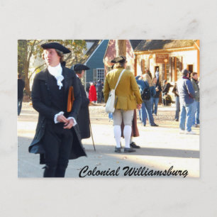 Colonial Williamsburg Postcard