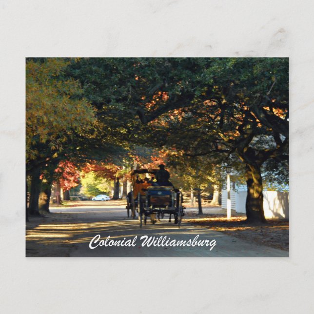 Colonial Williamsburg Postcard (Front)