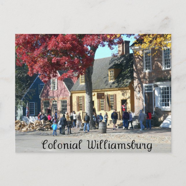 Colonial Williamsburg Postcard (Front)