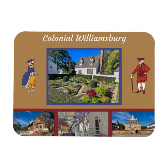 Colonial Williamsburg Virginia Magnet (Horizontal)