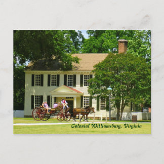 Colonial Williamsburg, Virginia Postcard