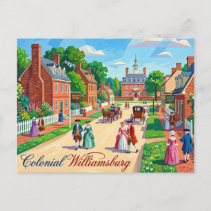 Colonial Williamsburg Virginia Postcard