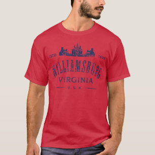 Colonial Williamsburg Virginia Vintage Distressed  T-Shirt