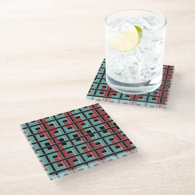 Colonisation Glass Coaster (Angled)