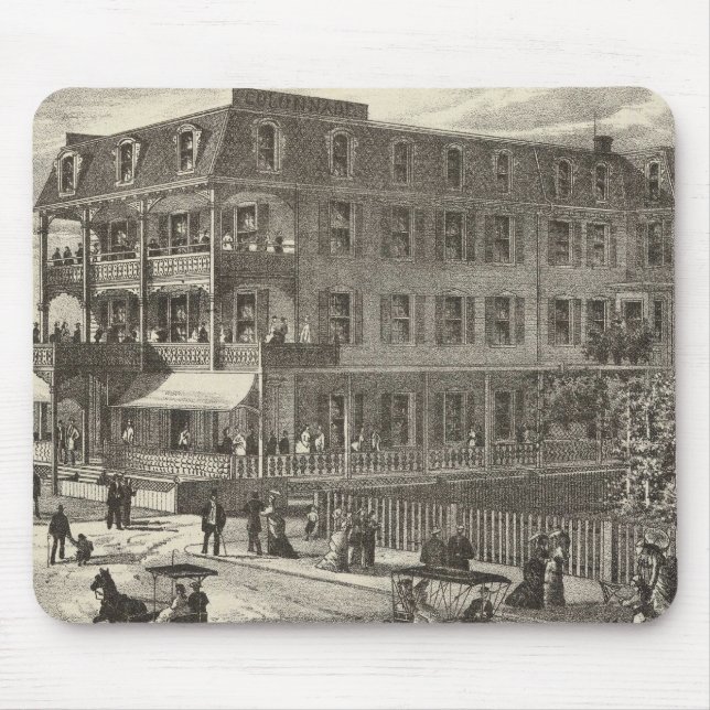 Colonnade House, Atlantic City Mouse Pad (Front)