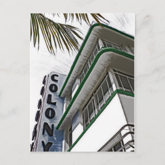 Colony Hotel, Miami Postcard