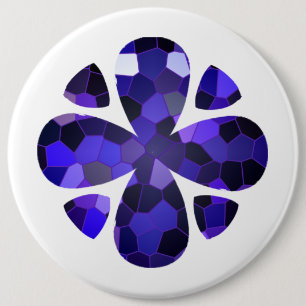 Color Art, Blue 6 Cm Round Badge