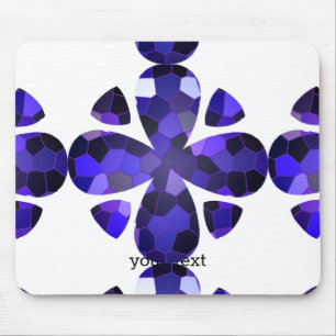 Color Art, Blue Mouse Pad