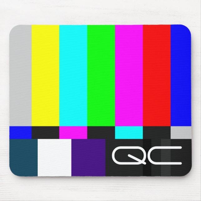 Color_Bars_1280x1024, QC Mouse Pad (Front)