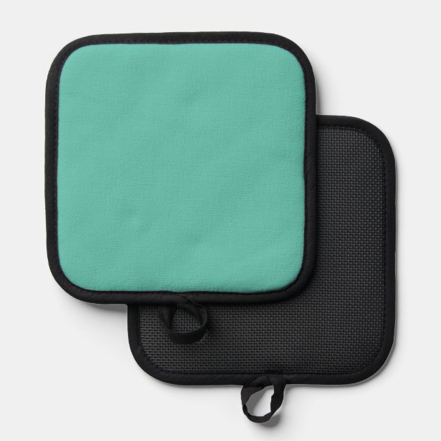 COLOR BISCAY GREEN POT HOLDER (Front/Back)