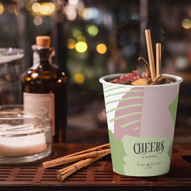 Color Block Wedding Spring ID740 Paper Cups (Creator Uploaded)