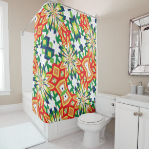 Color Burst Shower Curtain