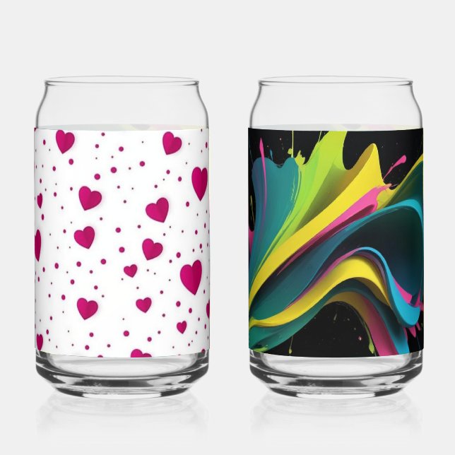 COLOR COUPLE AND COLOR COUPLE COUPLES CAN GLASS (Front)