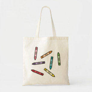 Color Crayons Tote Bag