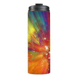 Color Explosion Thermal Tumbler