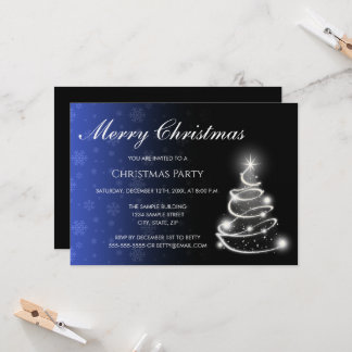 Color Fade Christmas Invitation