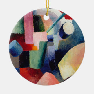 color form ceramic tree decoration