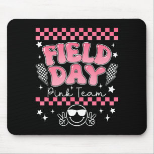 Color game competition field day pink team men mouse pad