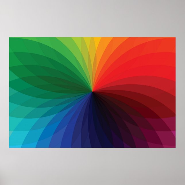 Color Gradient Wheel Poster (Front)
