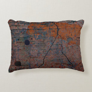 Color grunge wall background. Various color patter Decorative Cushion