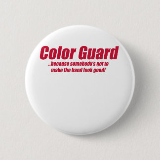 COLOR GUARD, FLAGS, ETC 6 CM ROUND BADGE