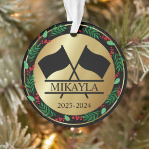 Color Guard Marching Band Christmas Ornament
