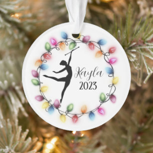 Color Guard Marching Band Christmas Ornament
