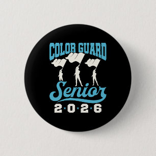 Color Guard Senior Class of 2026 Graduation 6 Cm Round Badge