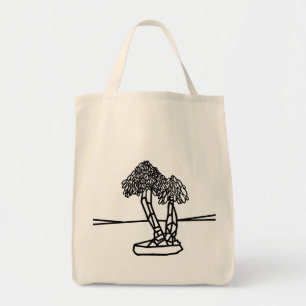 COLOR ME PALM BONSAI TOTE BAG